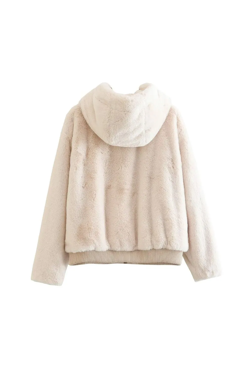 ‘ Leo’ Faux Fur Hooded Jacket