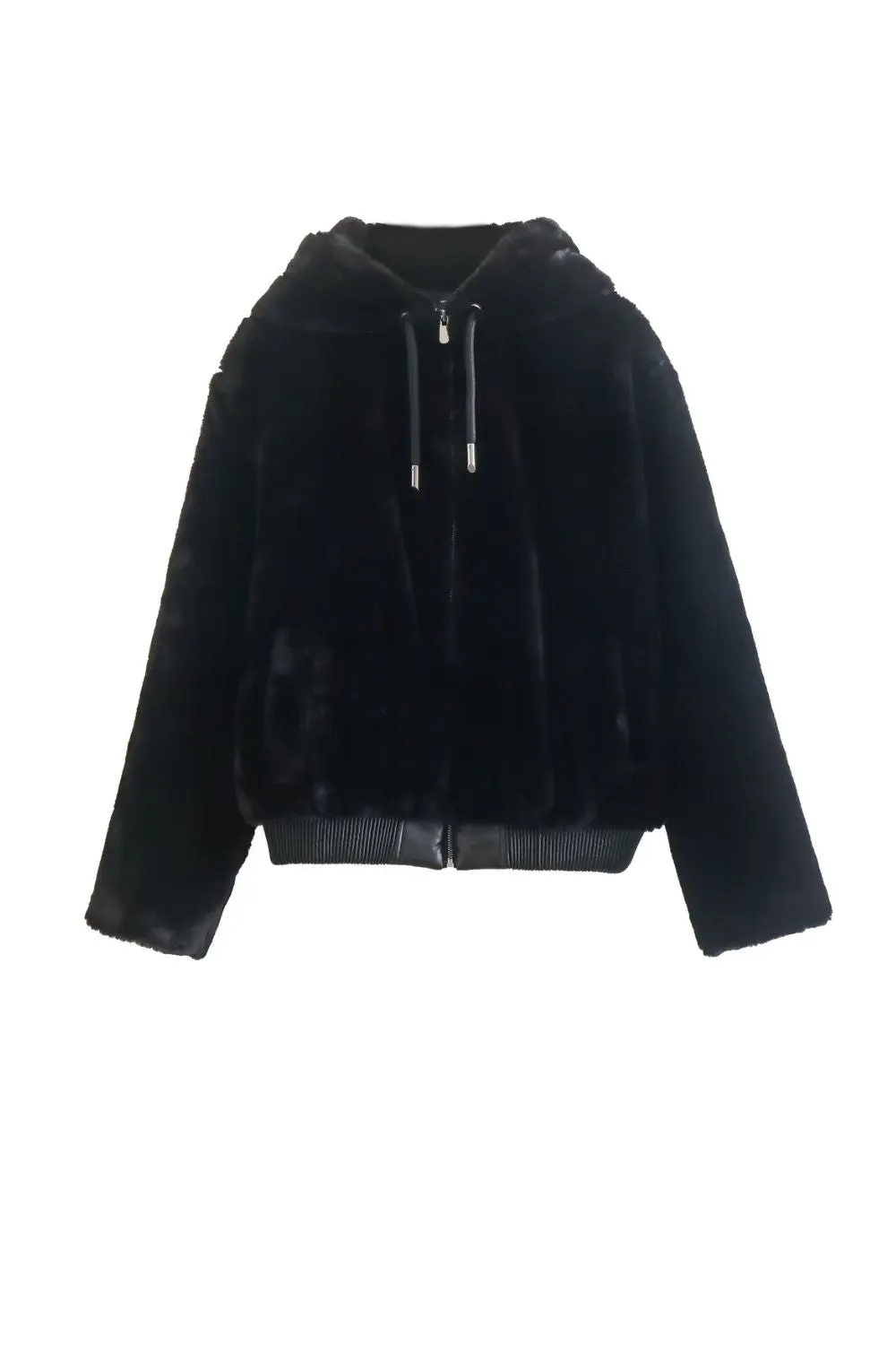 ‘ Leo’ Faux Fur Hooded Jacket