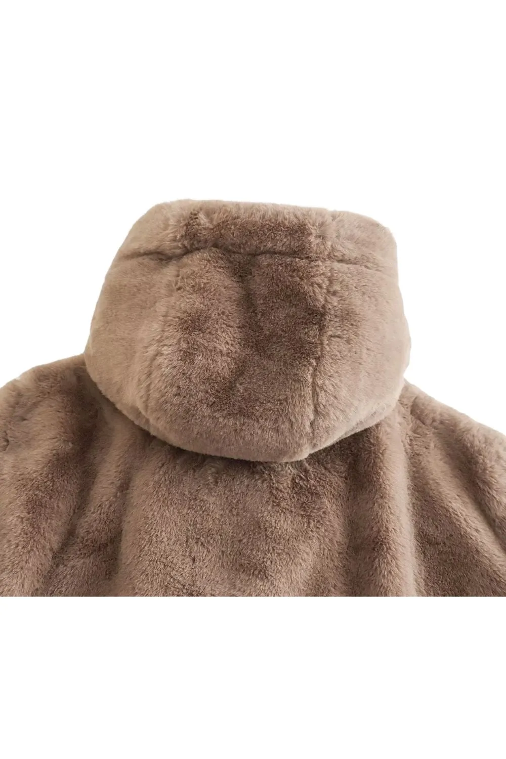 ‘ Leo’ Faux Fur Hooded Jacket