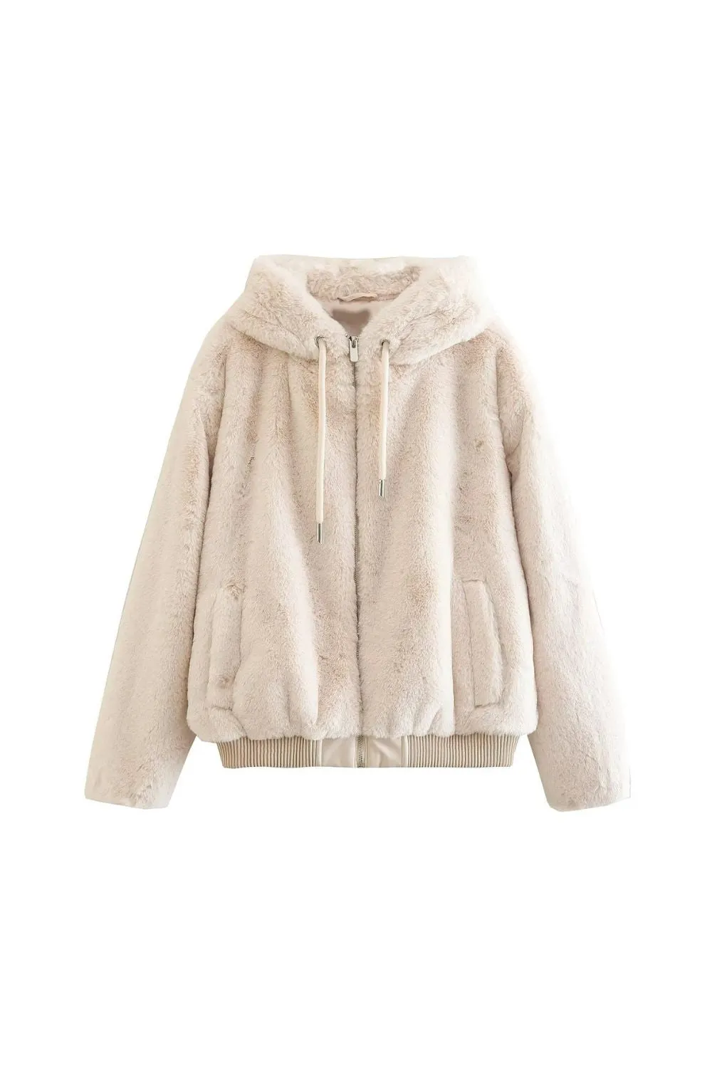 ‘ Leo’ Faux Fur Hooded Jacket