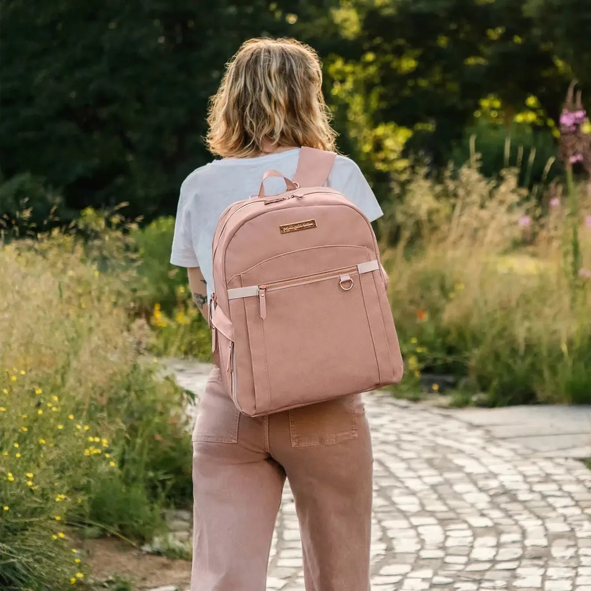 2-in-1 Provisions Backpack in Toffee Rose & Tandem Tote Bundle