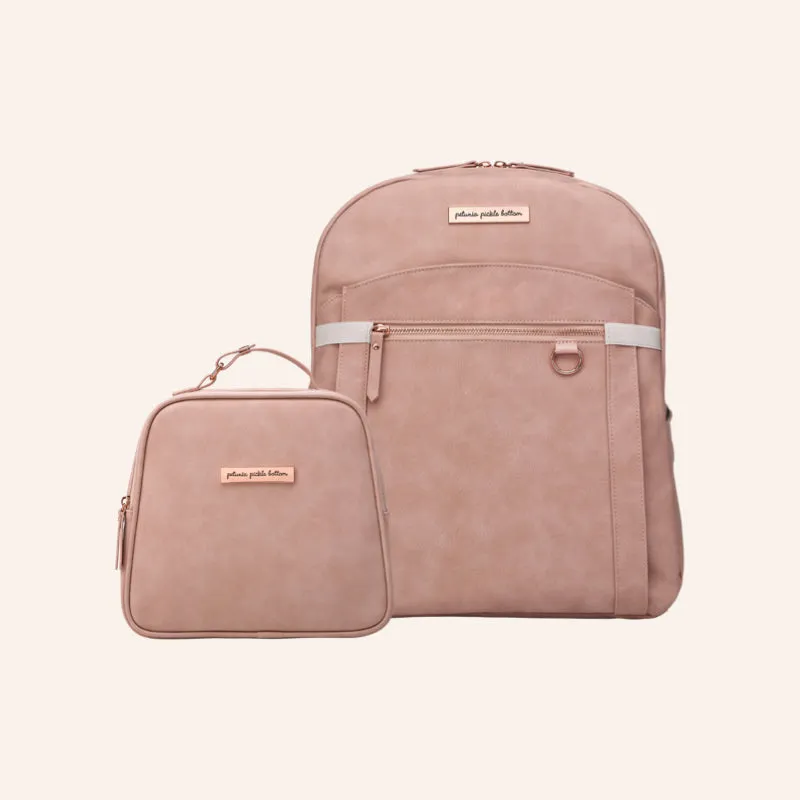 2-in-1 Provisions Backpack in Toffee Rose & Tandem Tote Bundle