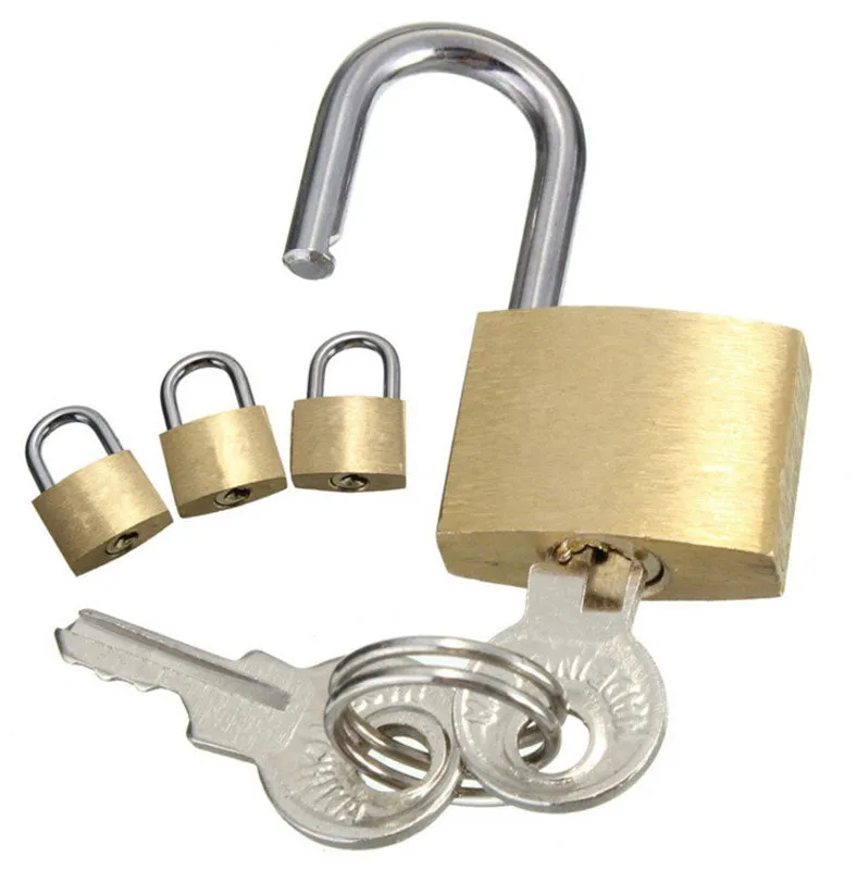 2 PC Mini Brass Padlocks Wholesale