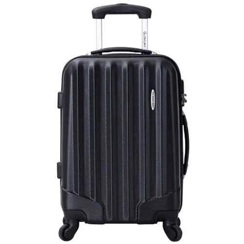 3 pcs Luggage Travel Set Bag with Lock-Black