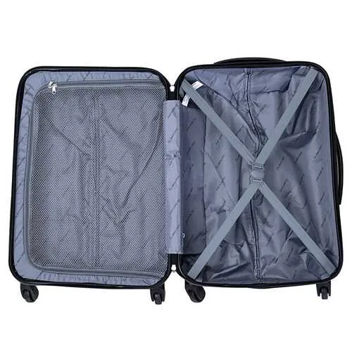 3 pcs Luggage Travel Set Bag with Lock-Gray