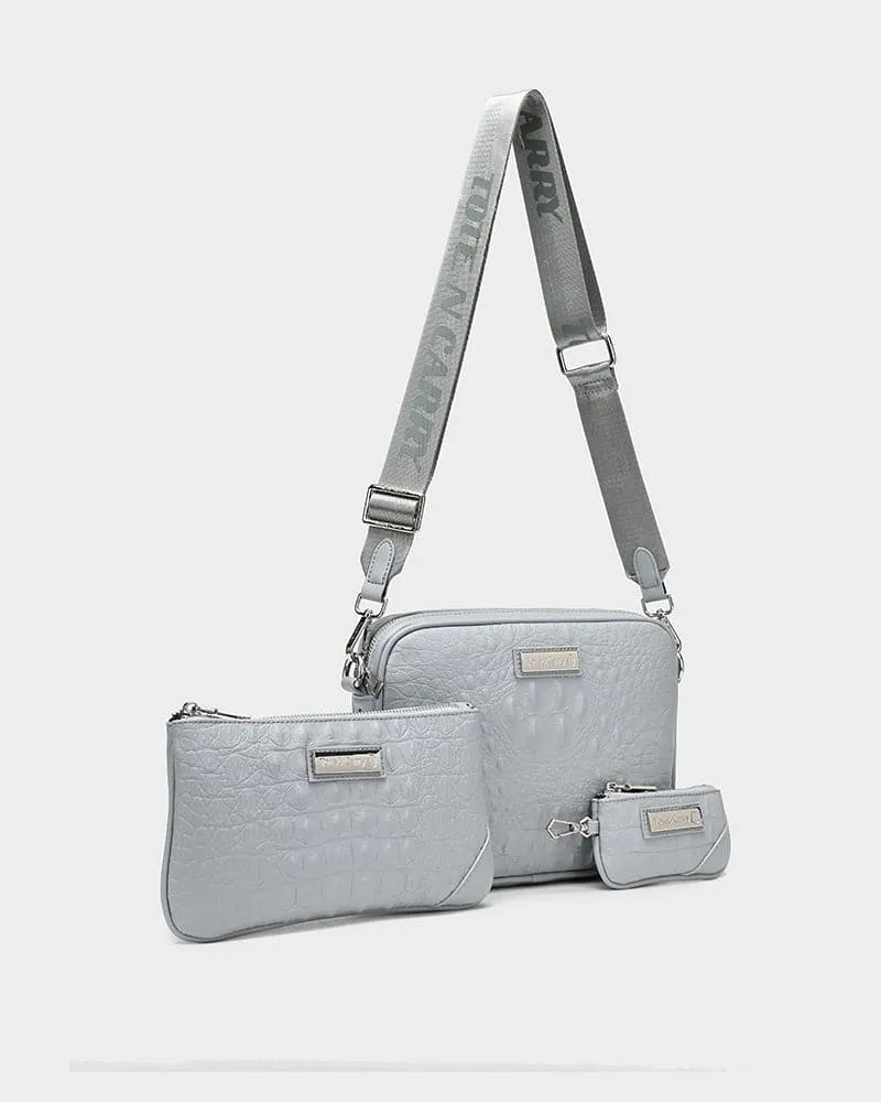 Apollo 2 Crossbody Set in Grey