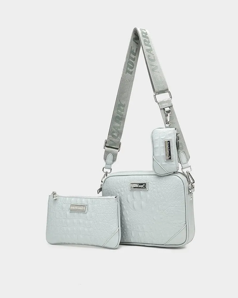 Apollo 2 Crossbody Set in Grey