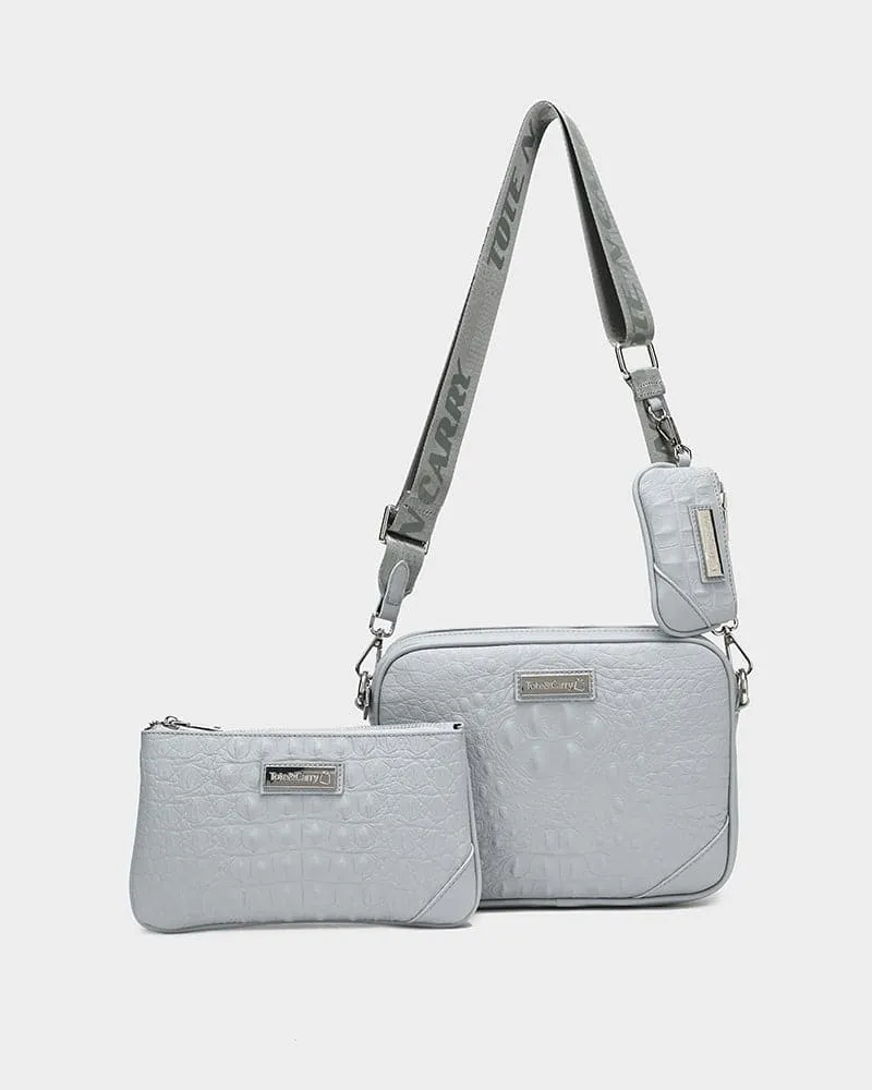 Apollo 2 Crossbody Set in Grey