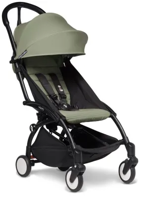 Babyzen YOYO2 Ultra Compact 6  Stroller (One Box) - Black / Olive