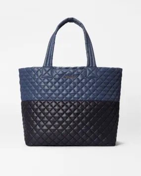 Black/Navy Large Metro Tote Deluxe