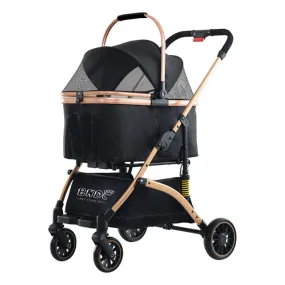 BNDC Pet Stroller 301 For Cats & Dogs (Black)