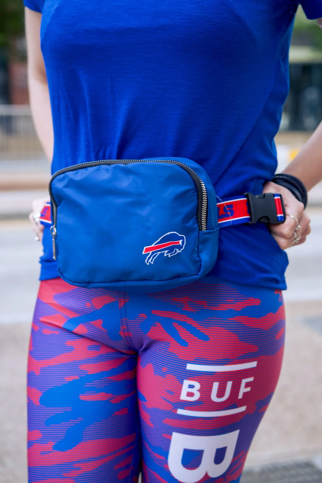 Buffalo Bills Royal & Red Crossbody Bag