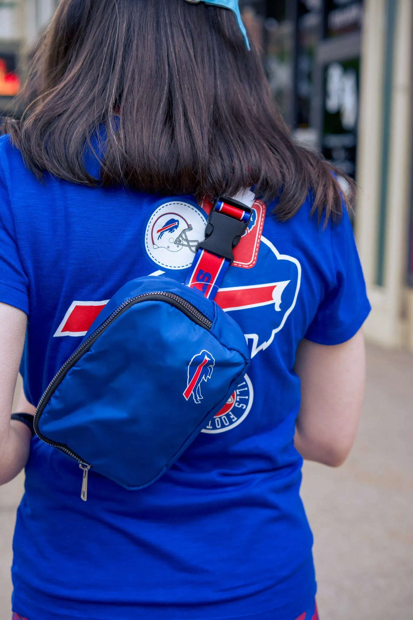 Buffalo Bills Royal & Red Crossbody Bag