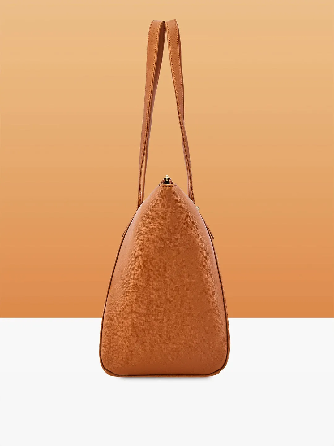 Caprese Afra Tote Medium Tan