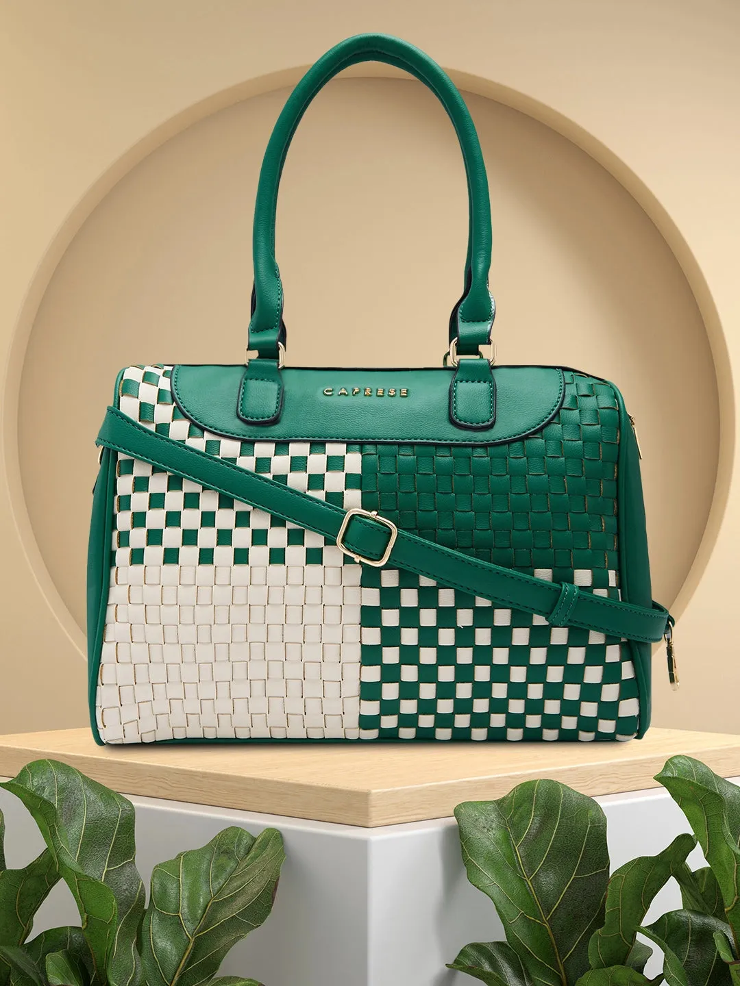 Caprese Aria Satchel Medium Green