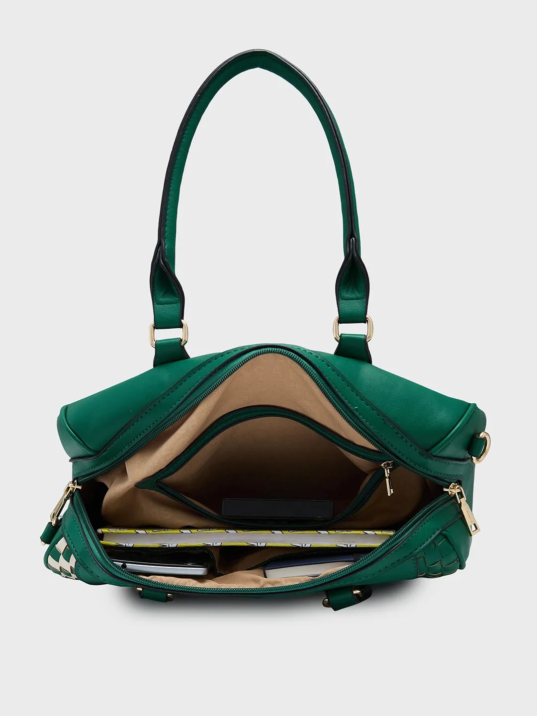 Caprese Aria Satchel Medium Green