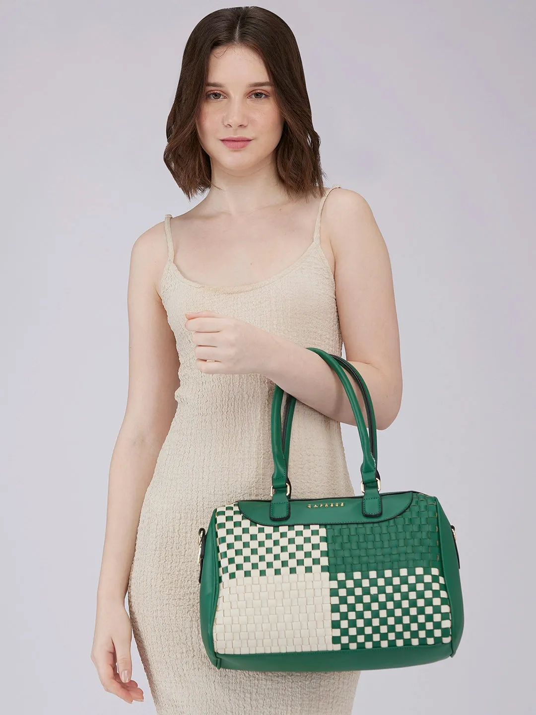 Caprese Aria Satchel Medium Green