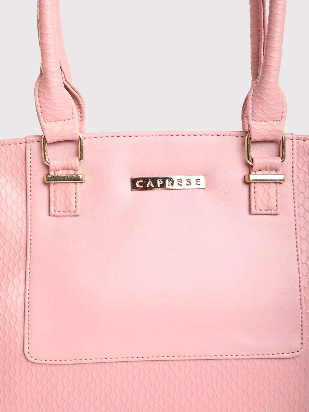 Caprese Fiona Tote Medium Office Handbag Light Pink