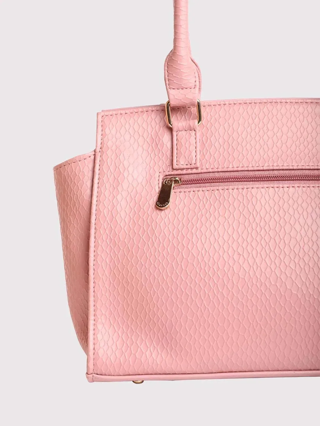 Caprese Fiona Tote Medium Office Handbag Light Pink