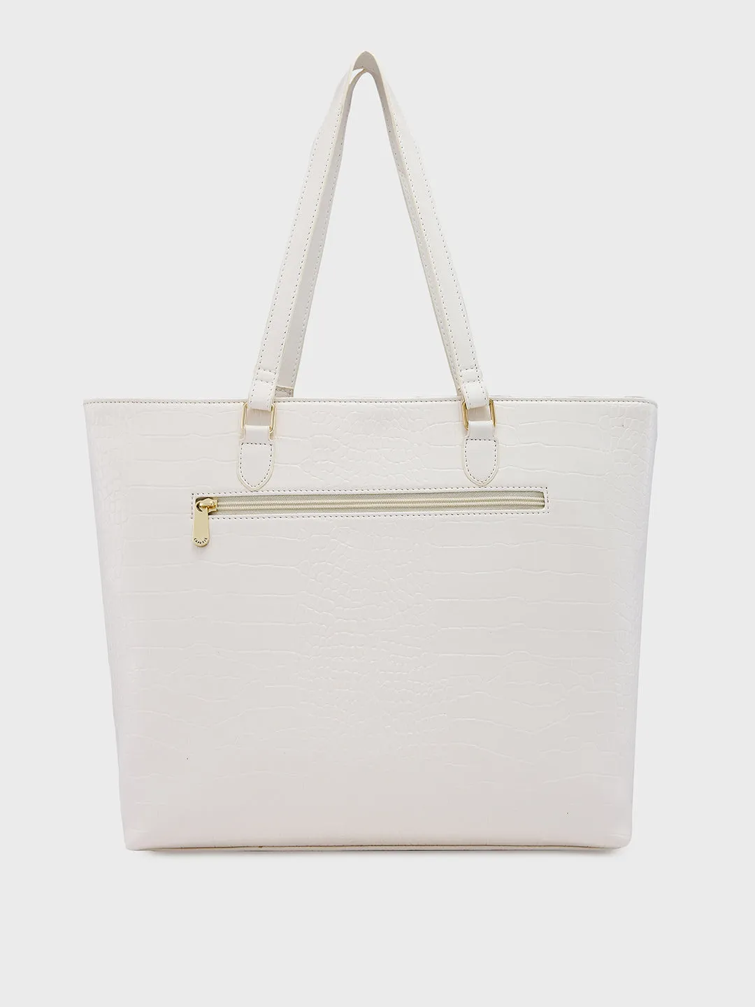 Caprese Flix Tote Medium Off White