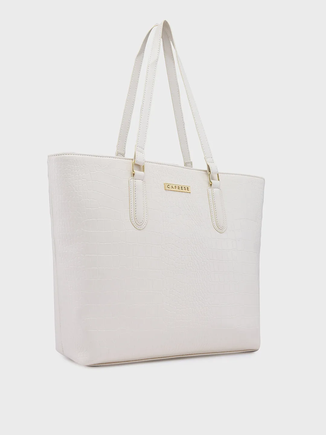 Caprese Flix Tote Medium Off White