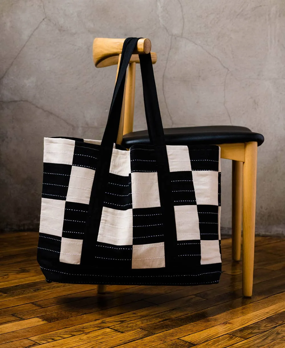 Checkered Tote Bag