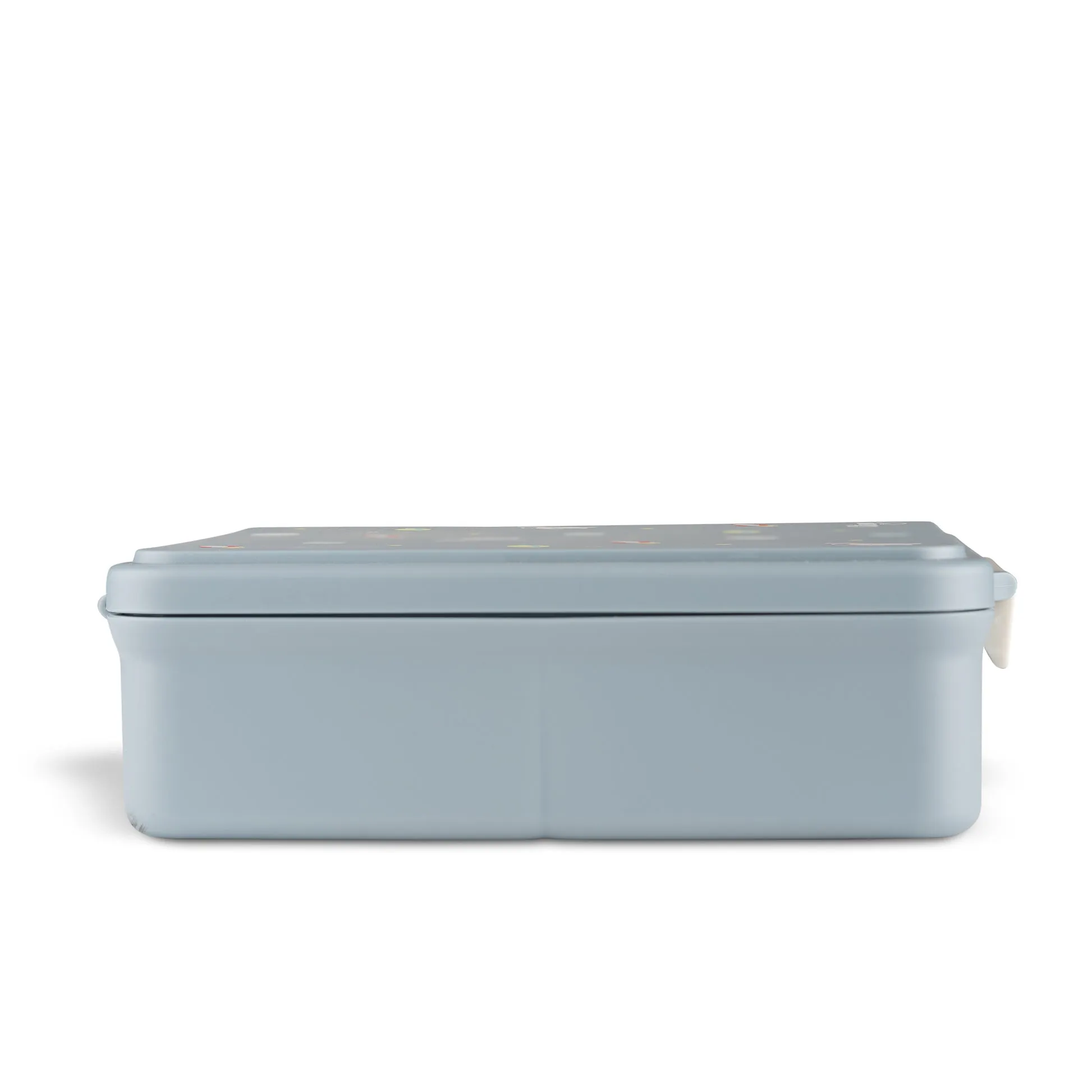 Citron Grand Lunchbox with Insulated Food Jar and Saucer - Spaceship - Dusty Blue