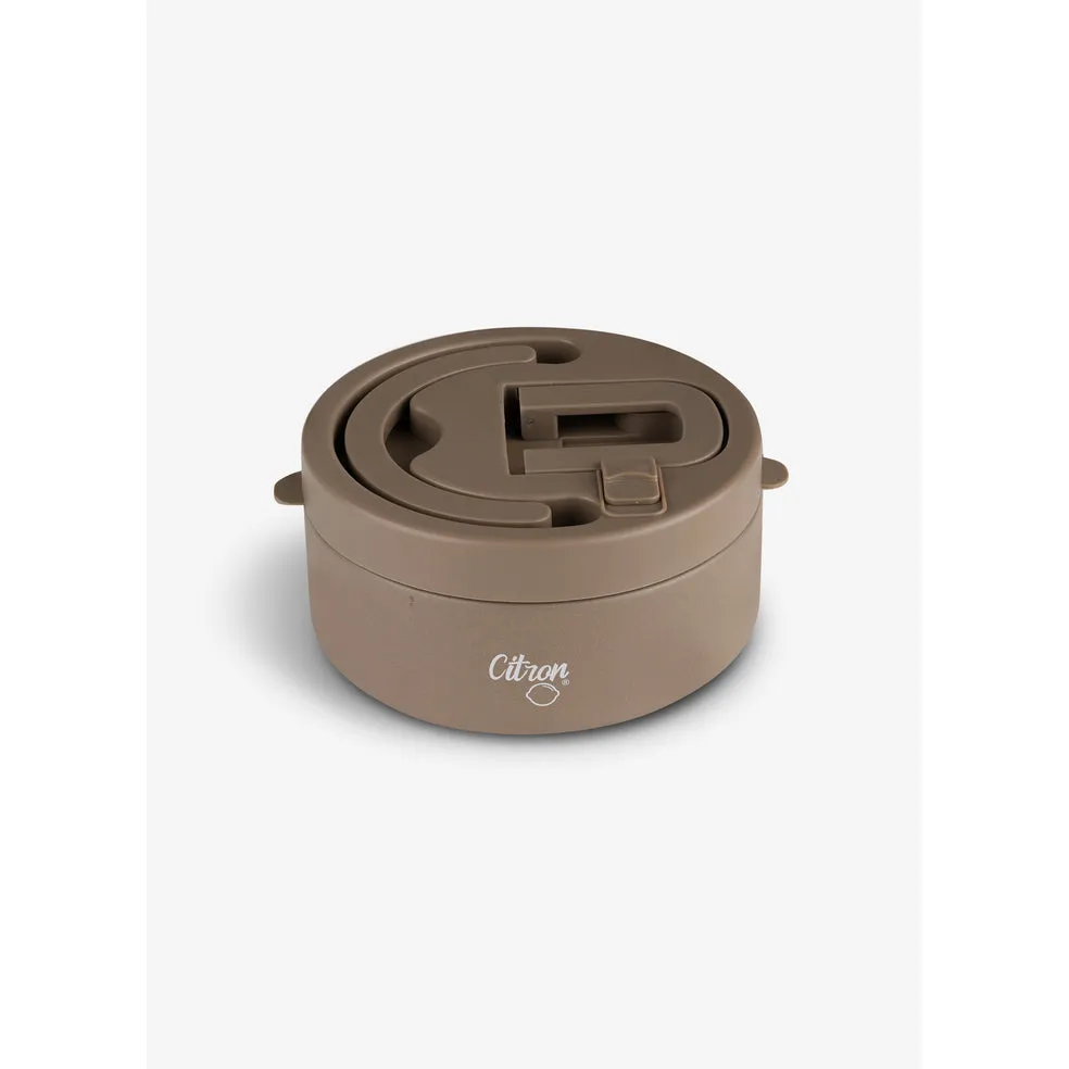 Citron Insulated Food Jar 400ml - Brown