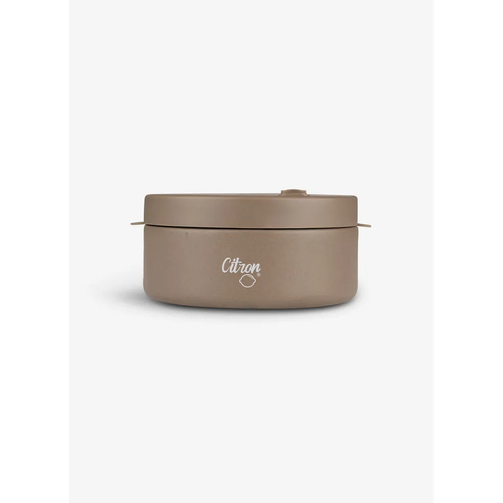 Citron Insulated Food Jar 400ml - Brown