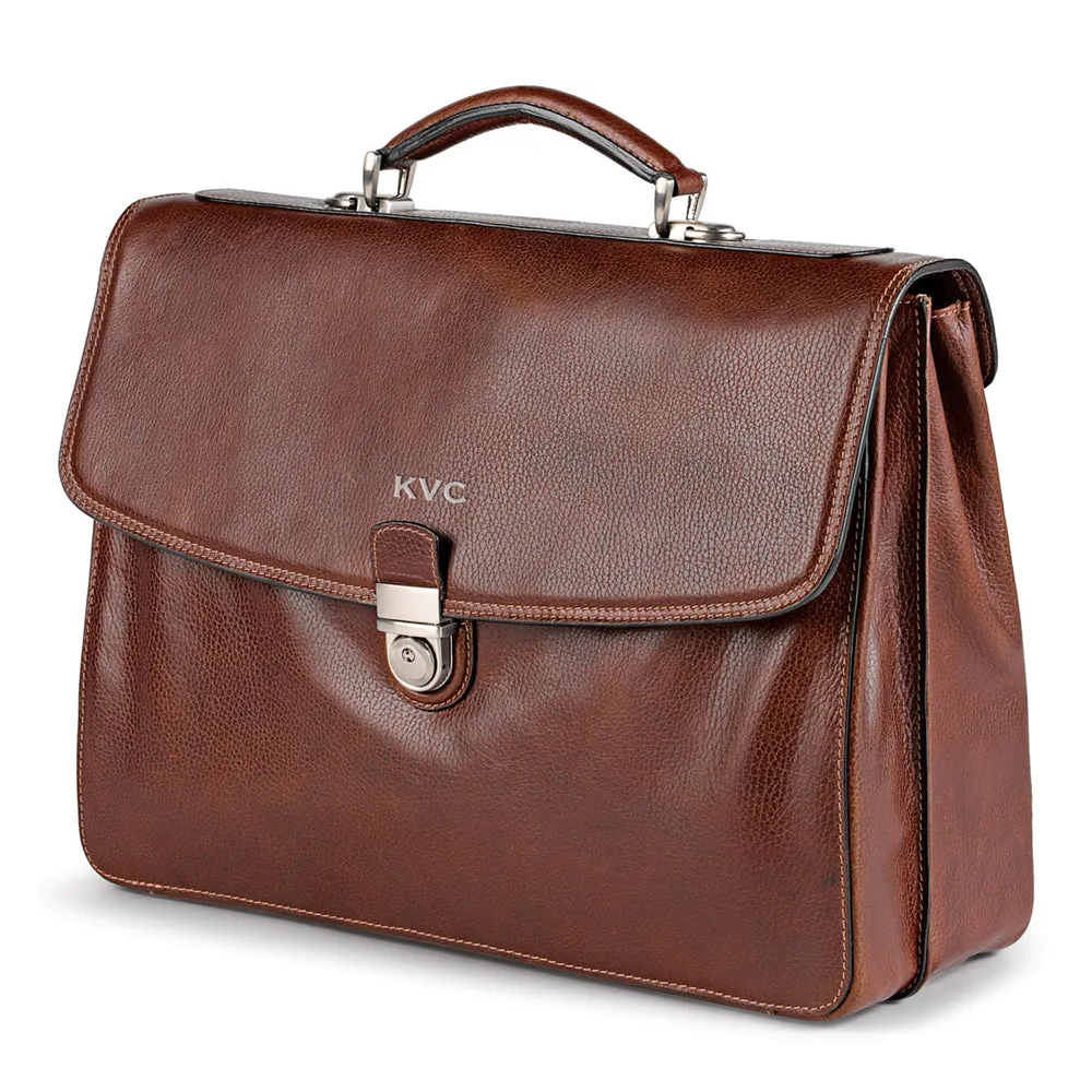 Classico Gusset Flap Briefcase