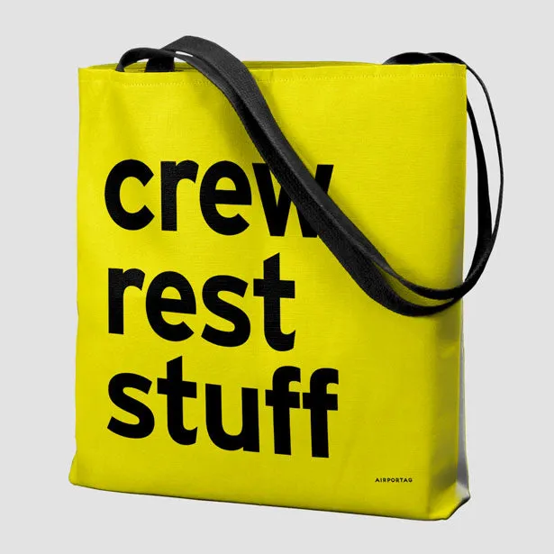 Crew Rest Stuff - Tote Bag