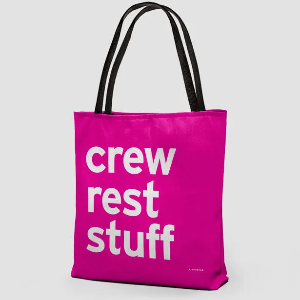 Crew Rest Stuff - Tote Bag