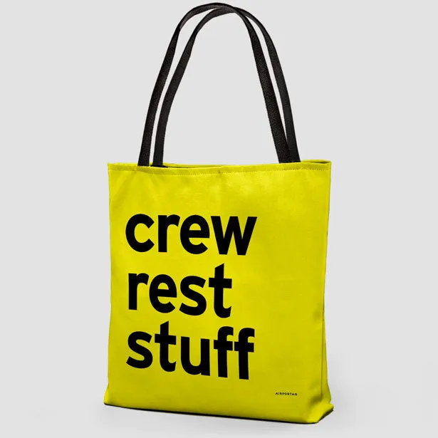 Crew Rest Stuff - Tote Bag