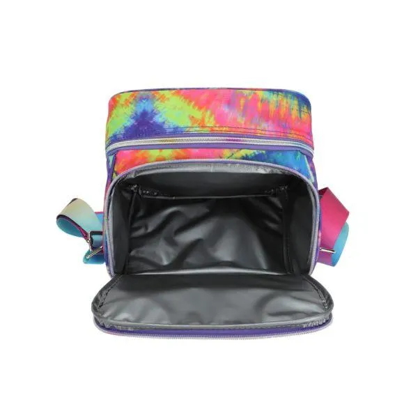 Cubs Blue and Purple Tie Dye High School Lunch Bag