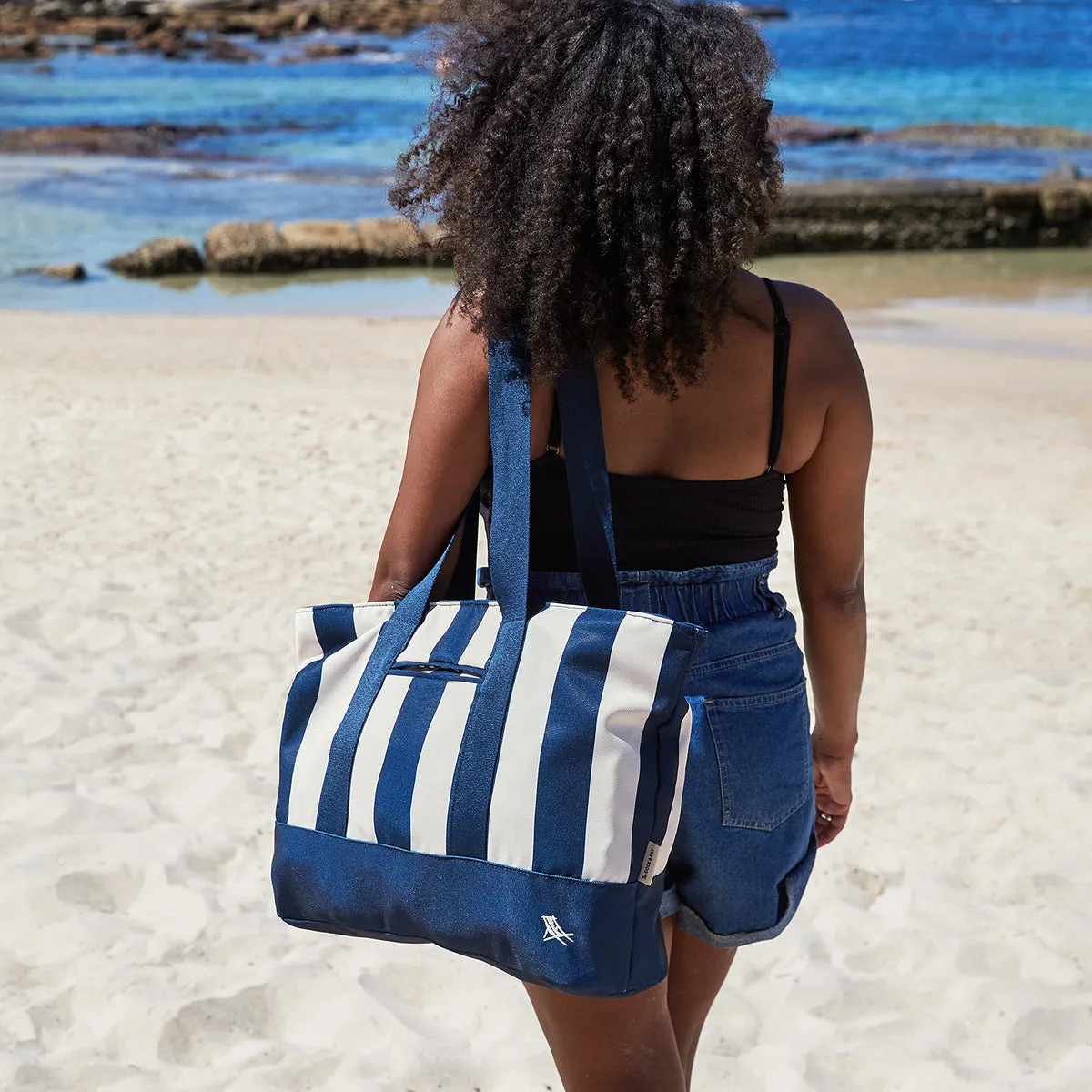 Dock & Bay Canvas Beach Bags - Whitsunday Blue