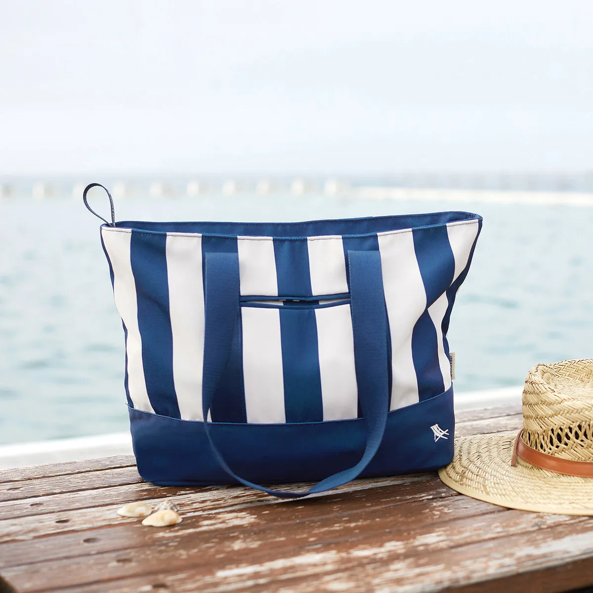 Dock & Bay Canvas Beach Bags - Whitsunday Blue