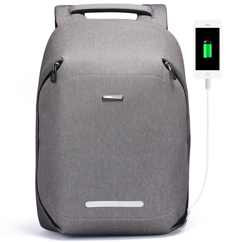 Double Anti Theft Large Backpack