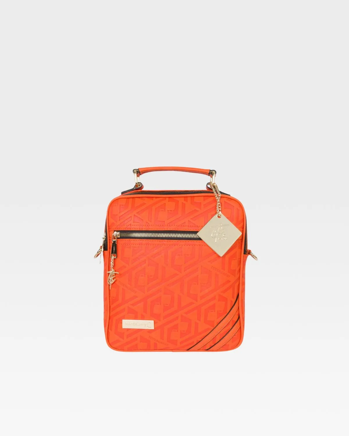 G3 Embossed Mini Messenger in Orange