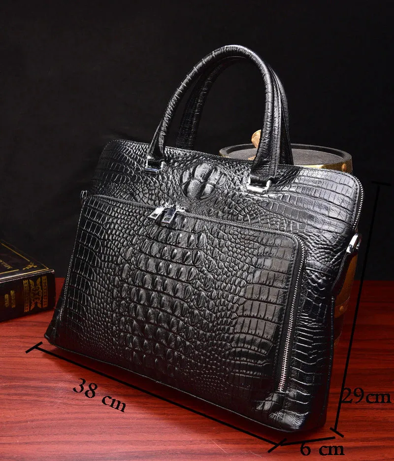 Genuine Leather Large Tote Handbag