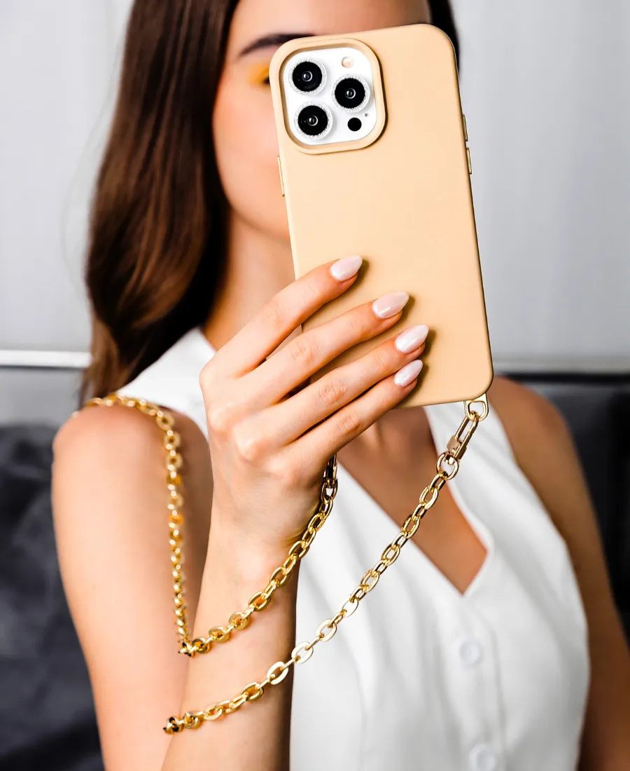 Gold Link Crossbody Phone Chain