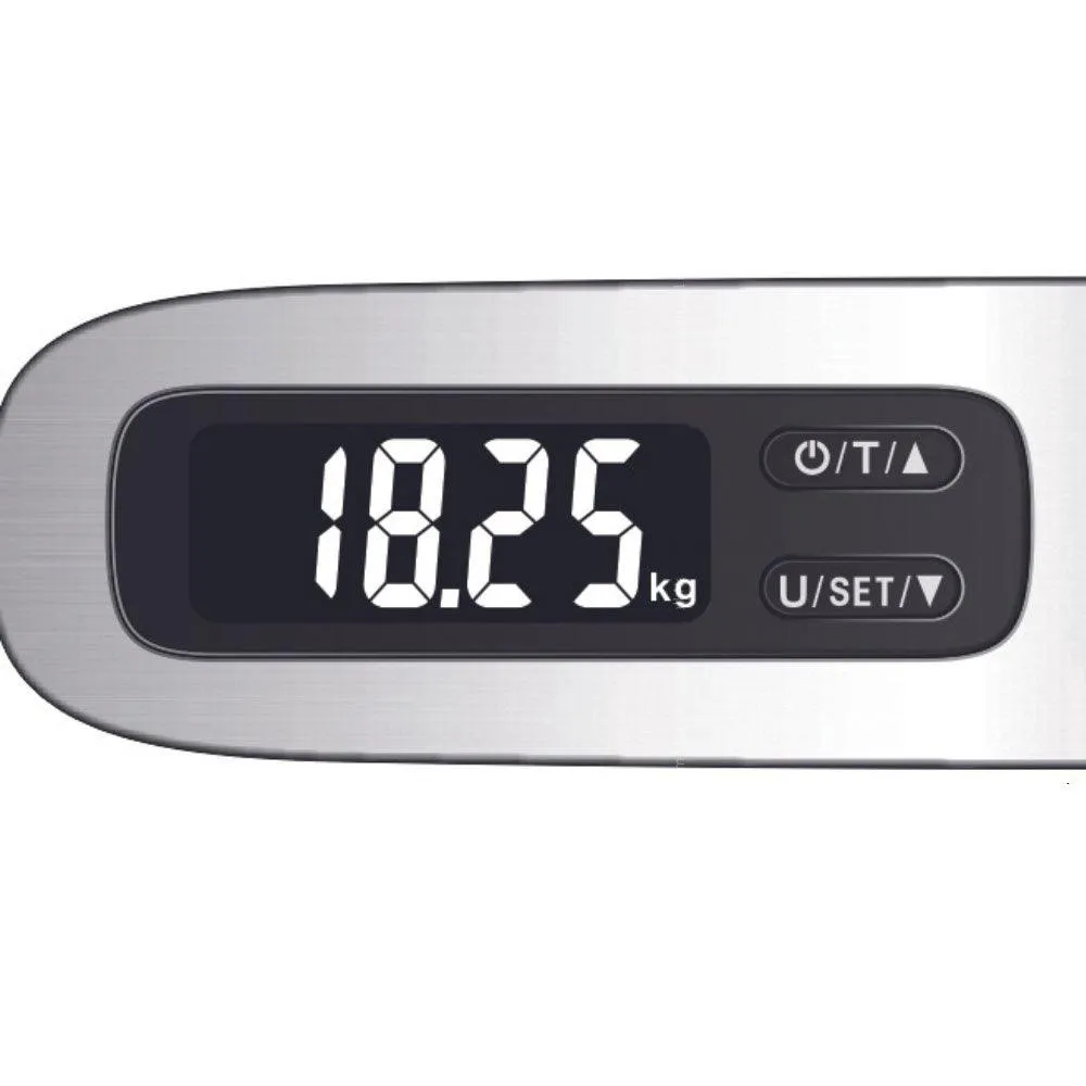 Green Lion GNDLSCALSL Digital Luggage Scale 50Kg - Silver