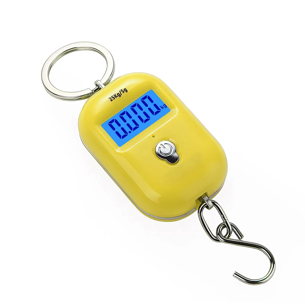 High Precision Portable Electronic Scale Household Mini Portable Grocery Shopping Small Hook Luggage Weighing Hook Weighing Fish Small Scale