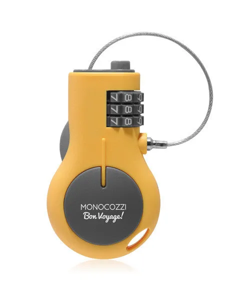 Monocozzi | Bon Voyage Portable Retractable Lock (3-Digits)