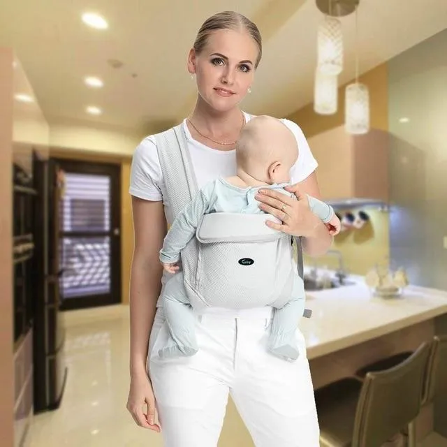 Natural Cotton Ergonomic Baby Carrier Backpack