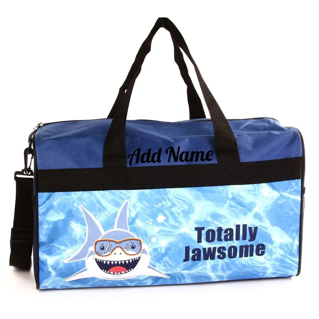 Personalized Kid's Travel Duffel Bag - Jawsome