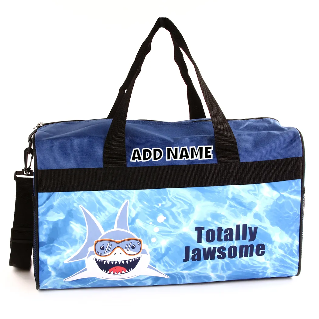 Personalized Kid's Travel Duffel Bag - Jawsome