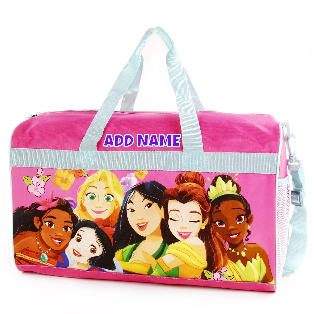 Personalized Kid's Travel Duffel Bag - Princess Squad