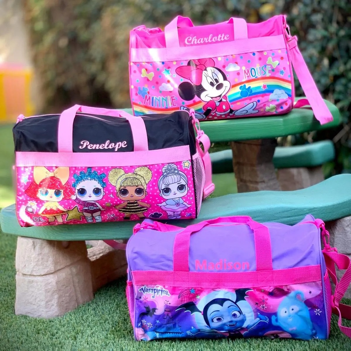 Personalized Kid's Travel Duffel Bag - Vampirina