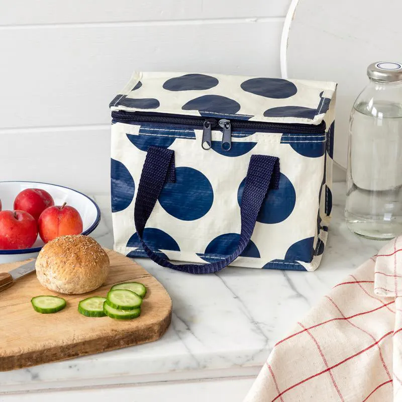 Rex Insulated Lunch Bag - Navy On White Spotlight