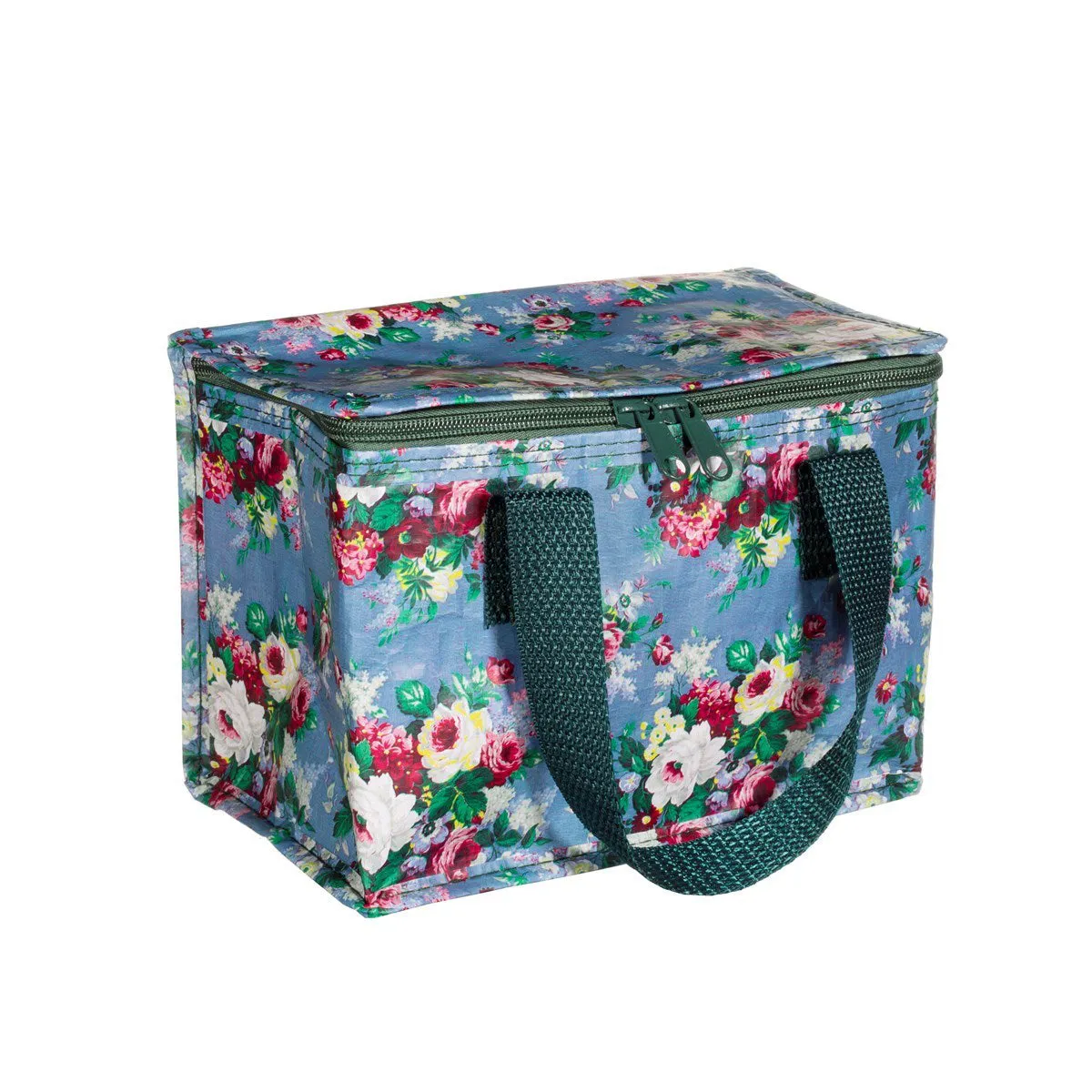 RJB Stone Delphine Blue Vintage Rose Lunch Bag